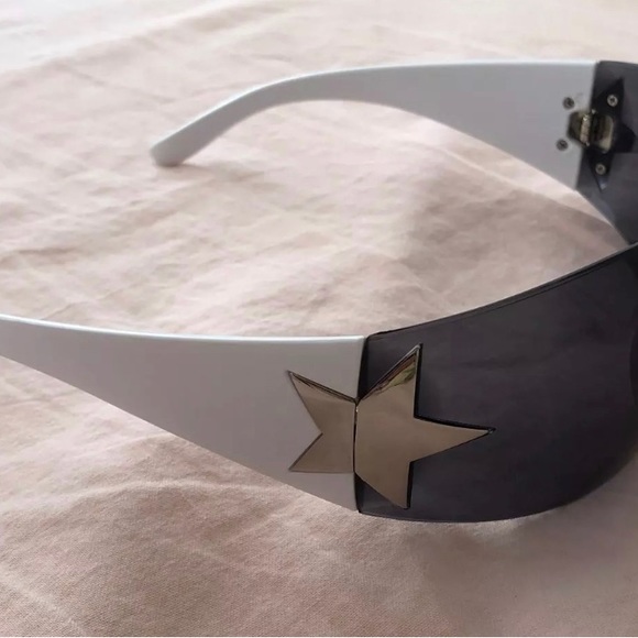 Luxury Brand punk sunglasses New Women Men 2000's Wrap Around Sun Glasses UV400 - Picture 10 of 13